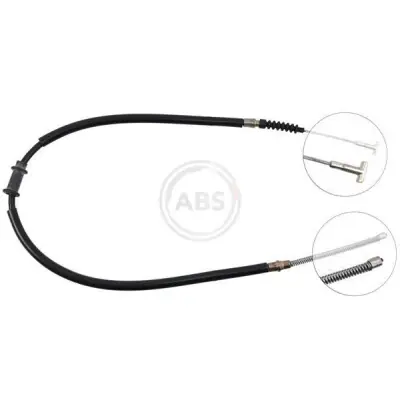 Cable de accionamiento, freno de estacionamiento A.B.S. K18097 Solo Hoy